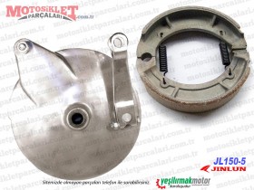 Jinlun JL150-5 Chopper Arka Teker Balata Kapağı (Kampana) Komple