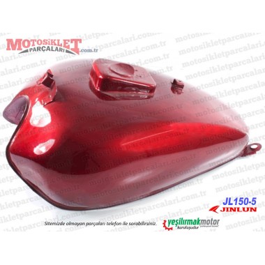 Jinlun JL150-5 Chopper Benzin Deposu - Bordo NOT DEPO RESİMDEKİ İLE AYNIDIR ALIRKEN RENGE DİKKAT EDEREK ALIN