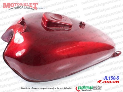 Jinlun JL150-5 Chopper Benzin Deposu - Bordo NOT DEPO RESİMDEKİ İLE AYNIDIR ALIRKEN RENGE DİKKAT EDEREK ALIN