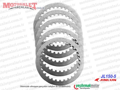 Jinlun JL150-5 Chopper Debriyaj Balatası Ara Sacı Seti