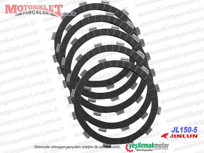 Jinlun JL150-5 Chopper Debriyaj Balatası Seti