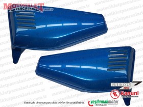 Kanuni Breton 125 Yan Kapak Takımı, Mavi(cg yan kapak)