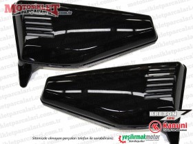 Kanuni Breton 125 Yan Kapak Takımı, Siyah(cg yan kapak)