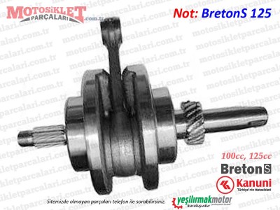 Kanuni BretonS 100, BretonS 125 Krank Komple (125cc) - MUADİL