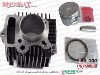 Kanuni BS 100 Silindir, Piston, Sekman Seti - MUADİL