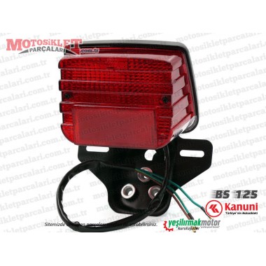 Kanuni BS 125 Arka Stop Lambası Komple