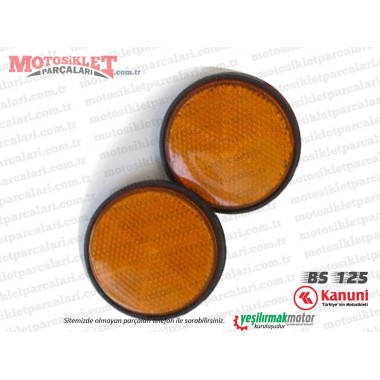 Kanuni BS 125 Yan Reflektör Takımı