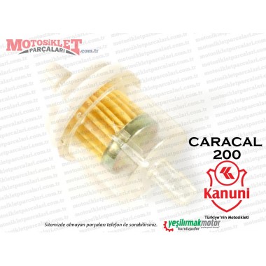 Kanuni Caracal 200 Benzin, Yakıt Filtresi