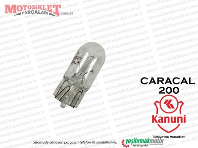 Kanuni Caracal 200 Gösterge Dipsiz Ampulü