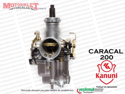 Kanuni Caracal 200 Karbüratör Komple