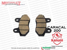 Kanuni Caracal 200 Ön Fren Balatası Tip 2