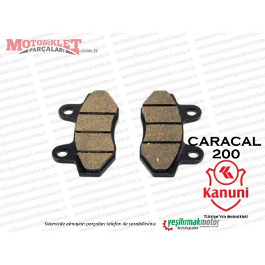 Kanuni Caracal 200 Ön Fren Balatası Tip 2