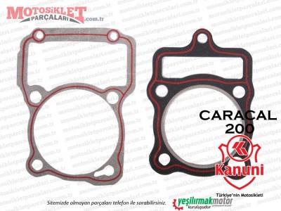 Kanuni Caracal 200 Silindir Alt Ve Üst Contası