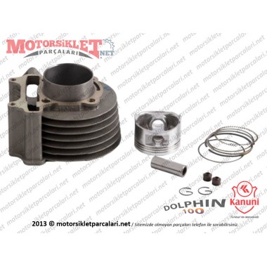 Kanuni Dolphin 100 Silindir, Piston, Sekman Komple - MUADİL