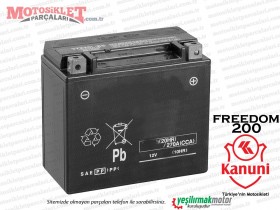 Kanuni Freedom 200 Akü 12 V 7 AP