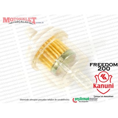 Kanuni Freedom 200 Benzin, Yakıt Filtresi
