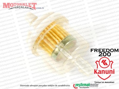 Kanuni Freedom 200 Benzin, Yakıt Filtresi