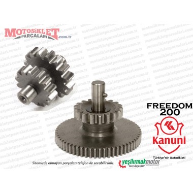 Kanuni Freedom 200 Marş Motor Dişli Seti