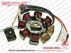 Kanuni Hussar 125 (2004) Statör, Sargı