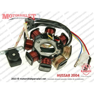 Kanuni Hussar 125 (2004) Statör, Sargı
