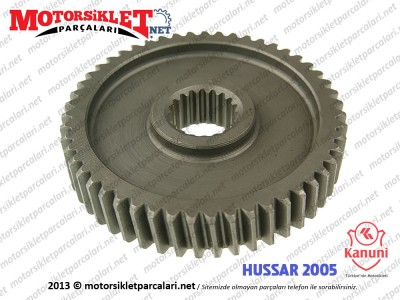 Kanuni Hussar 125 (2005) Şanzıman Teker Çıkış Dişlisi Arka