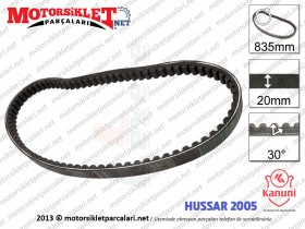 Kanuni Hussar 125 (2005) Triger Kayışı