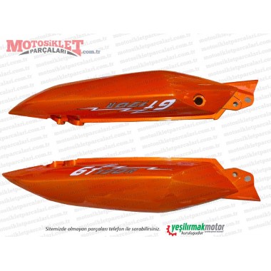 Kanuni GT 170R Sele Altı Sağ-Sol Takım - TURUNCU
