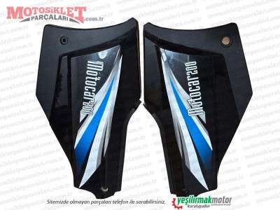 Kanuni Motocar 200 Yan Kapak Takım - SİYAH