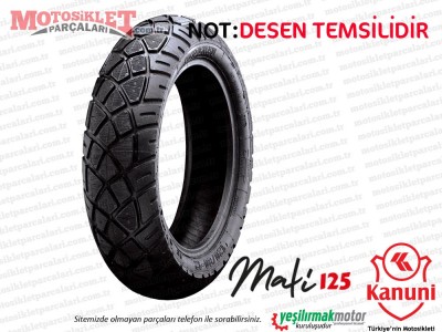 Kanuni Mati 125 Arka Teker Dış Lastik - ANLAŞ