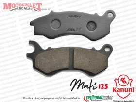 Kanuni Mati 125 Ön Fren Balatası Takım - MUAİL