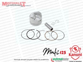 Kanuni Mati 125 Piston Segman Seti - MUADİL