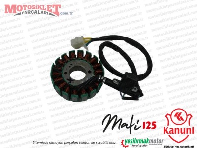 Kanuni Mati 125 Stator, Sargı