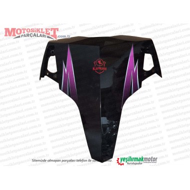 Kanuni Motorun 150 Ön Göğüs Üst Panel - SİYAH