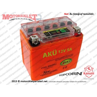 Kanuni Popcorn 90 Akü - 12V 5A