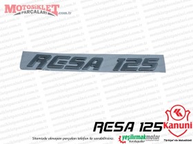 Kanuni Resa 125 Etiketi