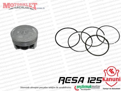 Kanuni Resa 125 Piston Segman Seti