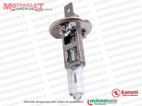 Kanuni Ronny S 150 Far Ampulü - H1 12V 55W Halogen - Üst Ampul