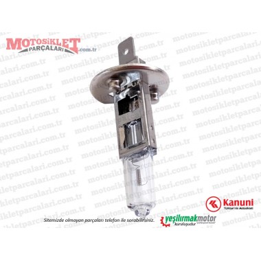 Kanuni Ronny S 150 Far Ampulü - H1 12V 55W Halogen - Üst Ampul