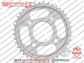 Kanuni Seyhan 250C Arka Zincir Dişlisi NOT SAÇSIZ
