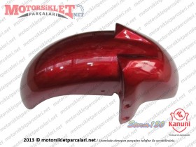 Kanuni Storm 150 Ön Çamurluk - 19A Modeli - BORDO RENK