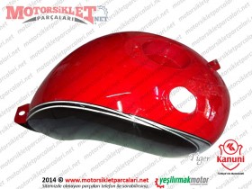 Kanuni Tiger 250 Benzin, Yakıt Deposu GRİ RENK DEFOLU