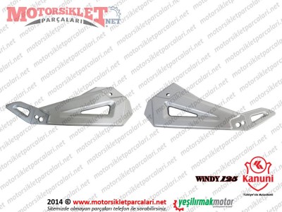 Kanuni Windy 125 Basamak Bağlantı Demiri Sağ ve Sol Takım