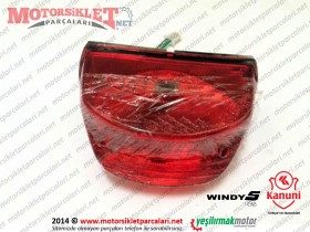 Kanuni WindyS 125 Arka Stop Lambası Komple