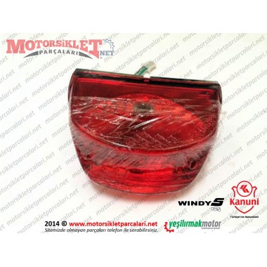 Kanuni WindyS 125 Arka Stop Lambası Komple