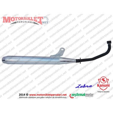 Kanuni Zebra 90 Egzoz Komple - ORJİNAL