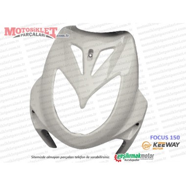 Keeway Focus 150 Ön Burun, Far Çerçevesi -SİYAH RENK(DEFOLU)