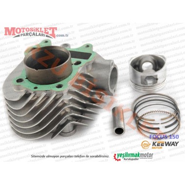 Keeway Focus 150 Silindir, Piston, Sekman Seti - Komple