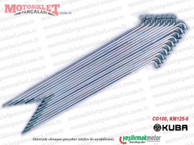 Kuba CG100, KM125-6 Ön Jant Teli 36 Adet, Nipelli