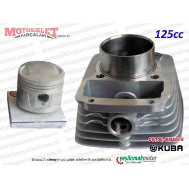 Kuba CG100, KM125-6 Silindir, Piston, Sekman Takımı (125cc)