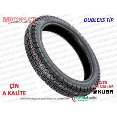 Kuba Çıta 100R, 125R, 150R Arka Dubleks Lastik (90/90-18) - A KALİTE